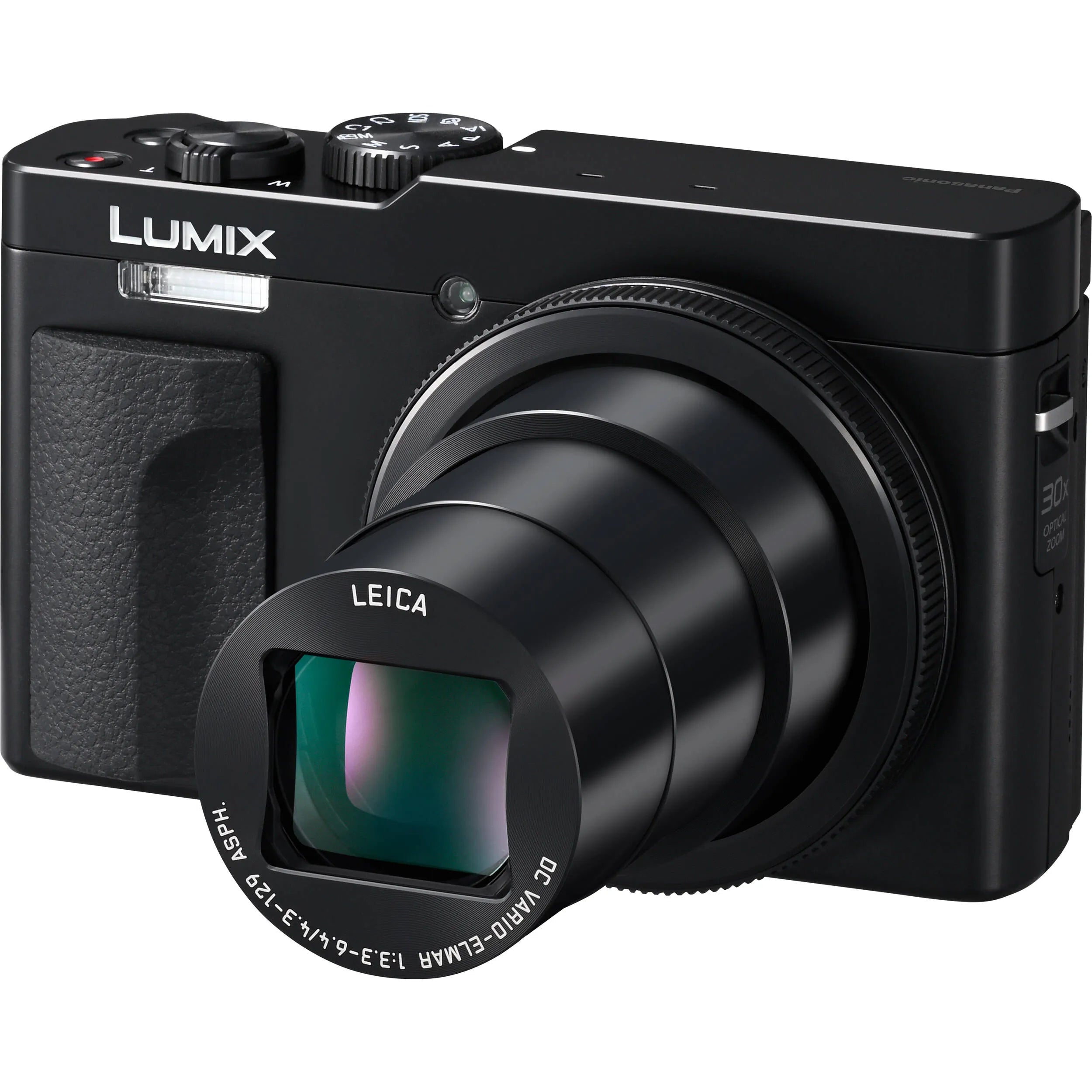 Cámara compacta de viaje con zoom Panasonic Lumix TZ99 | Negra